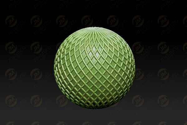 【球】玉雕機立體浮雕圖紙YD-HW10140